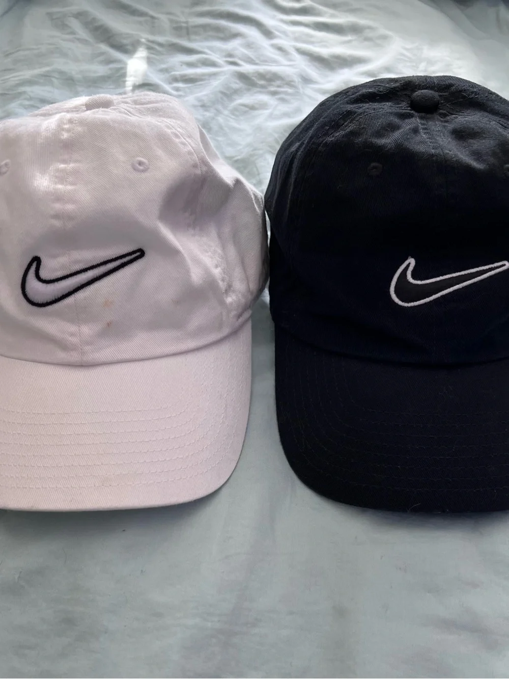 Nike Black and White Baseball Caps Hats